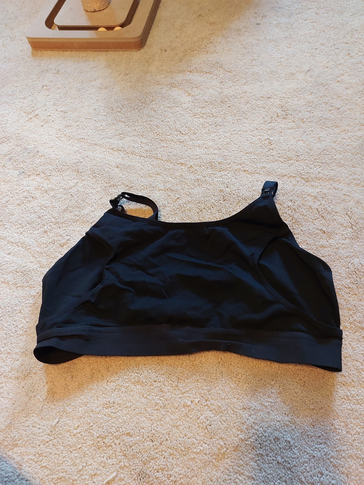 Momcozy Black Hands-Free Pumping and Nursing Bra, Size XXL