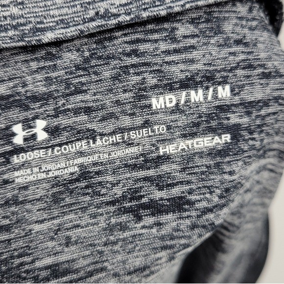 Under Armour Womens Heat Gear 1/2 Zip Athletic Workout Top Size M