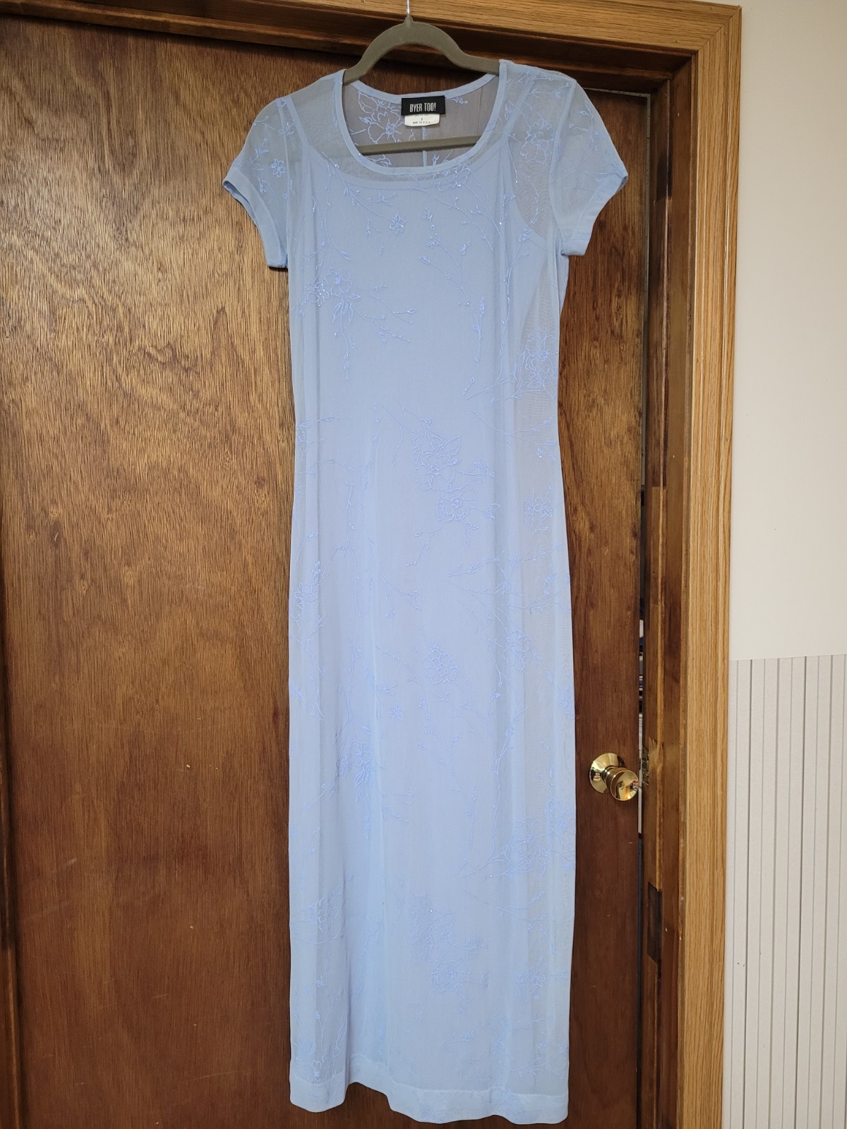Buyer Too! Maxi Dress. Light Blue, Size S. Two Dresses In One. Great Condition.