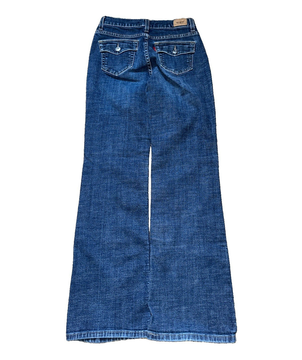 Levi’s Perfectly Slimming 512 Bootcut Jeans Blue Medium Wash Slim Mid Rise