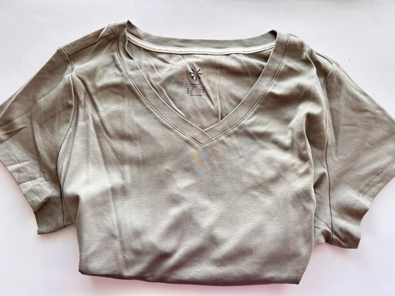 Isaac Mizrahi Live Essentials top Size 2X short sleeve choice green aqua pink