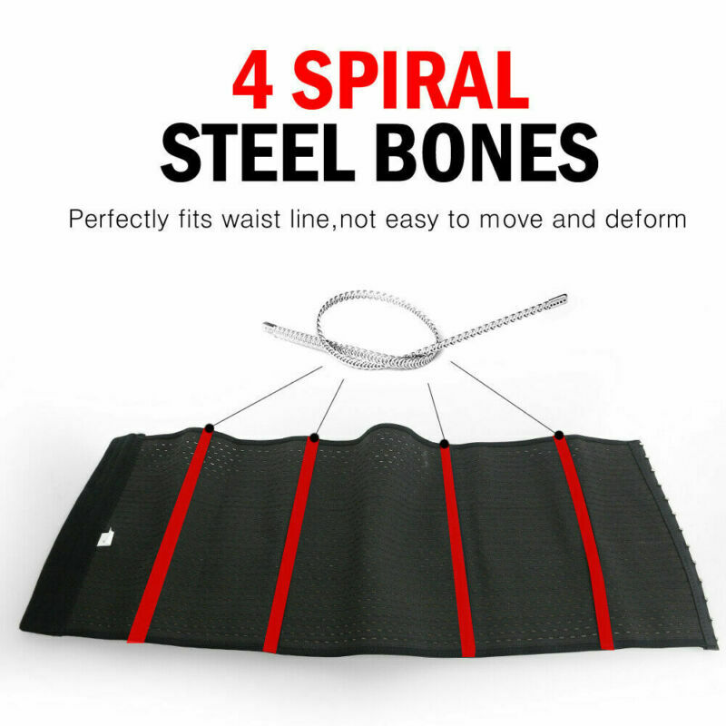 Men Fat Burning Sauna Tummy Belt Body Shaper Girdle Belly Slimming Waist Trainer