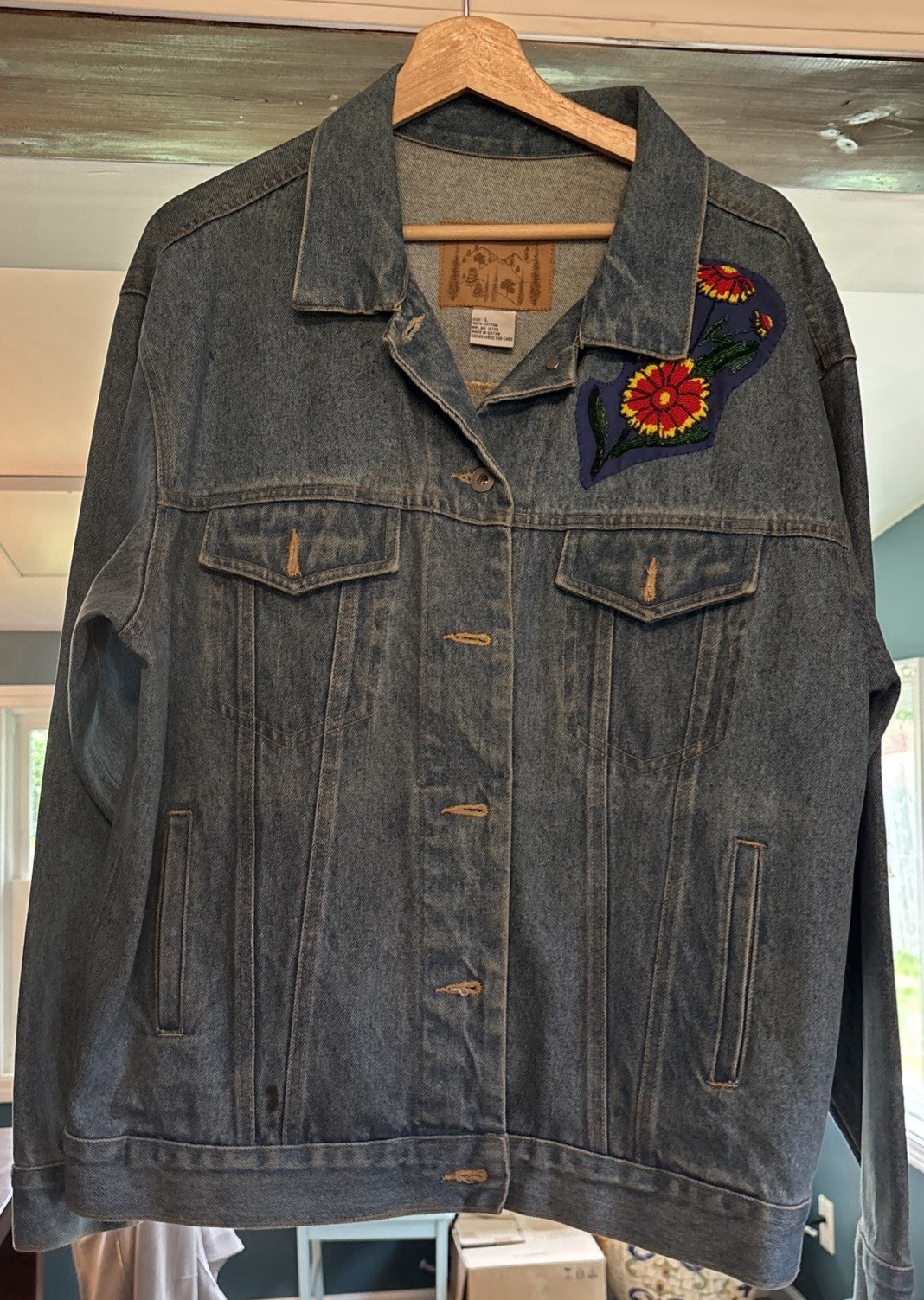 Alaska Woods Jean Jacket – Large – Women’s Blue Denim