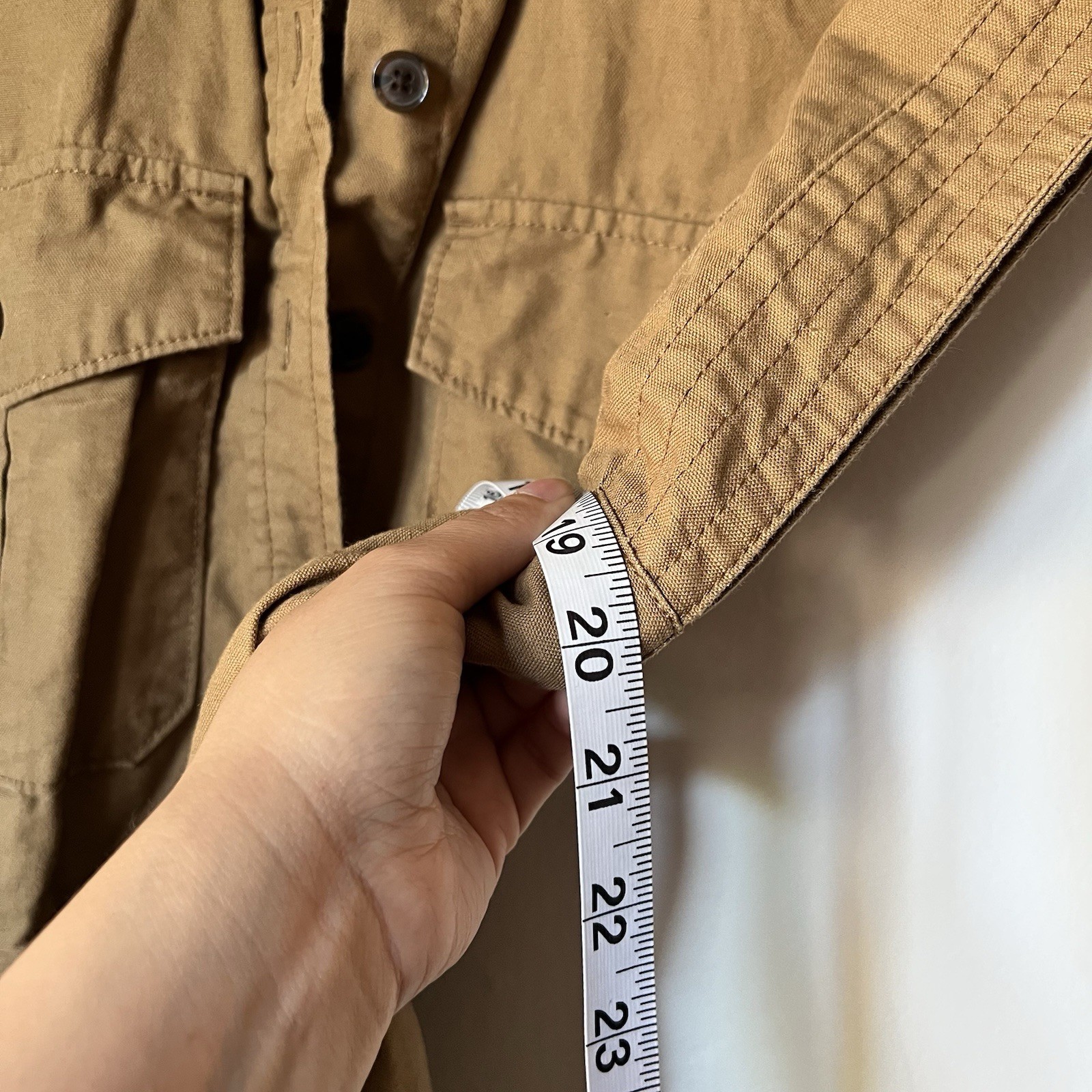 BANANA REPUBLIC FACTORY Khaki Linen Blend Utility Mini Dress Size S Belted