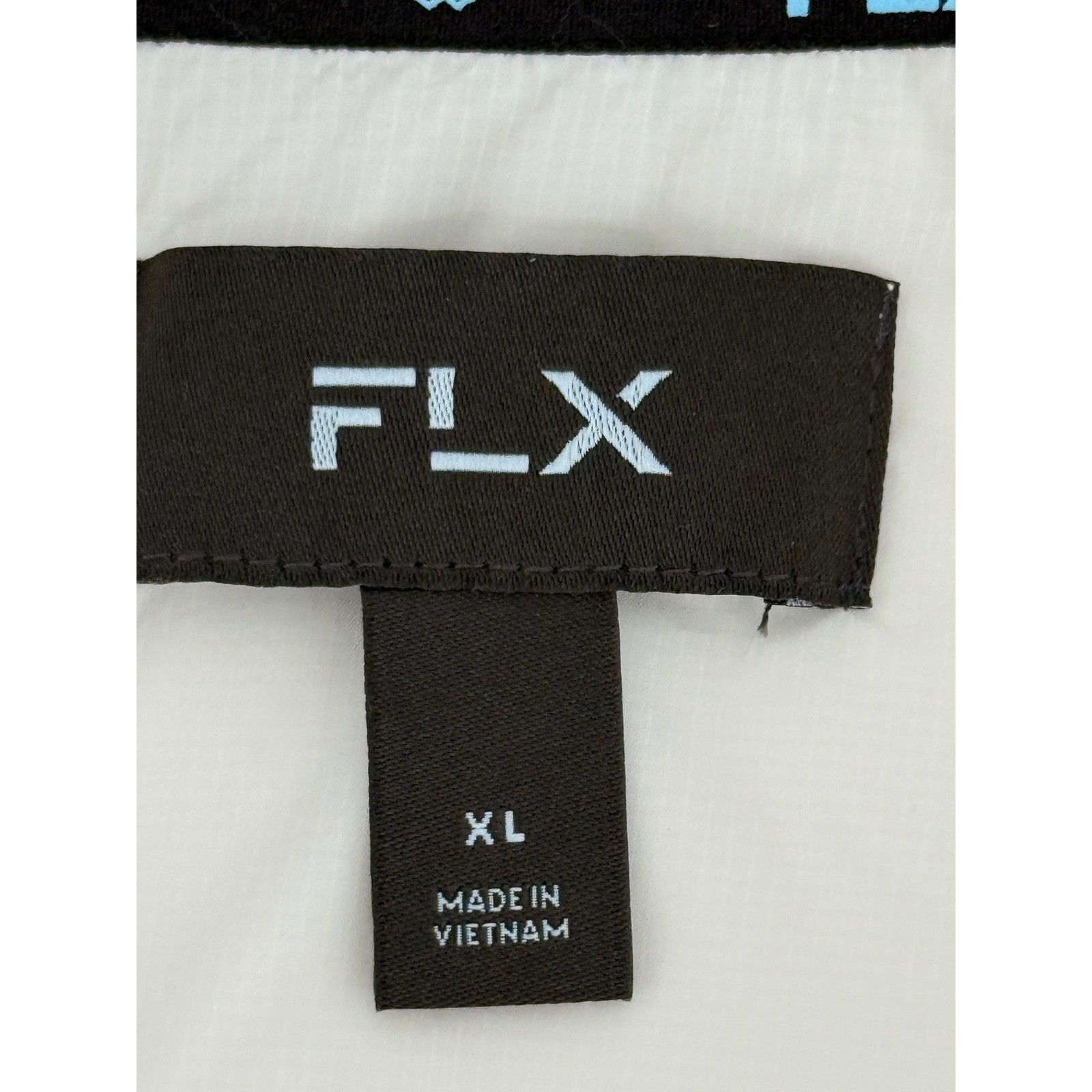 FLX Urban Commuter Windbreaker Jacket Womens Cream Packable Reflective NEW Sz XL