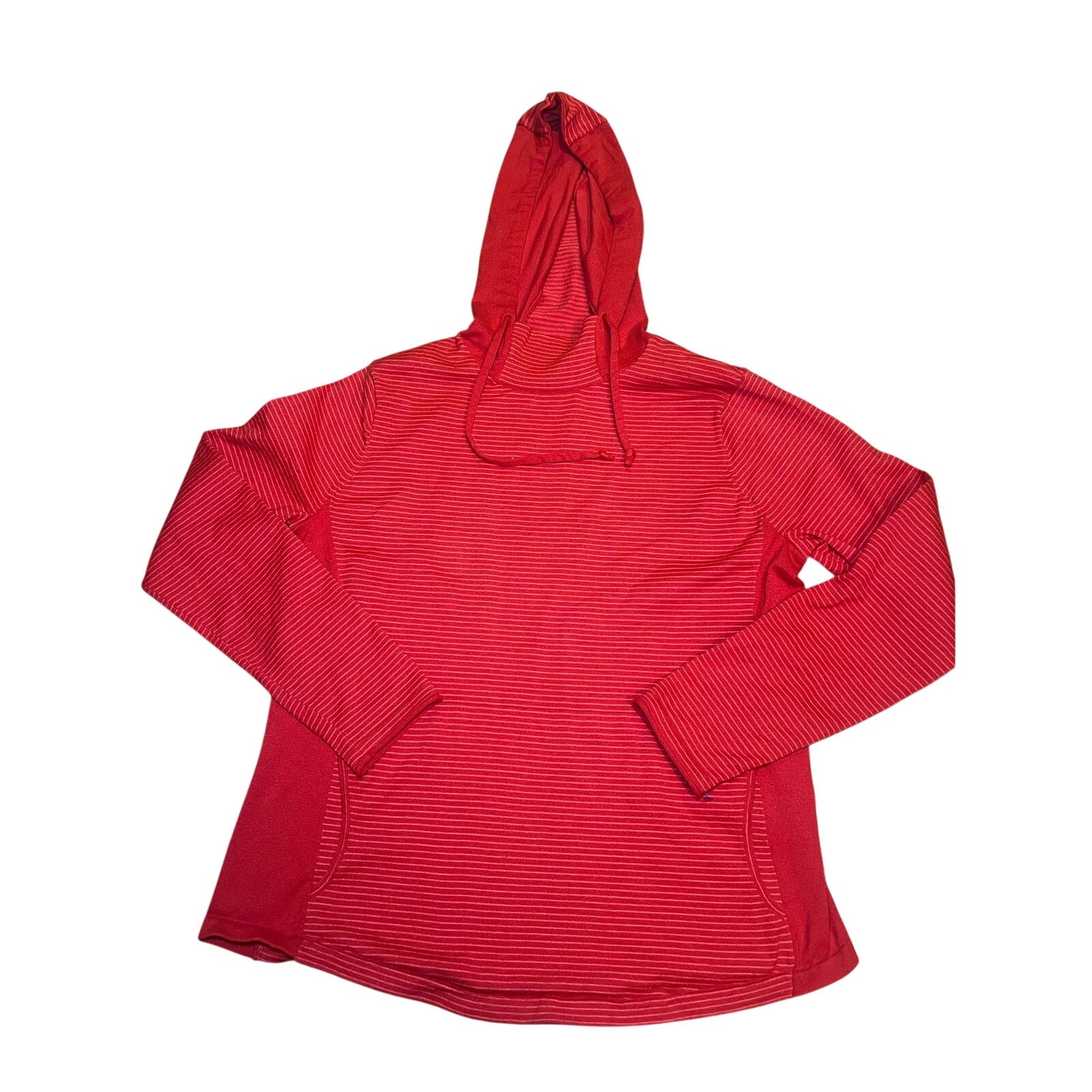 Duluth Trading Coolmax Hoodie XL Red Performance Stretch Athletic Pullover