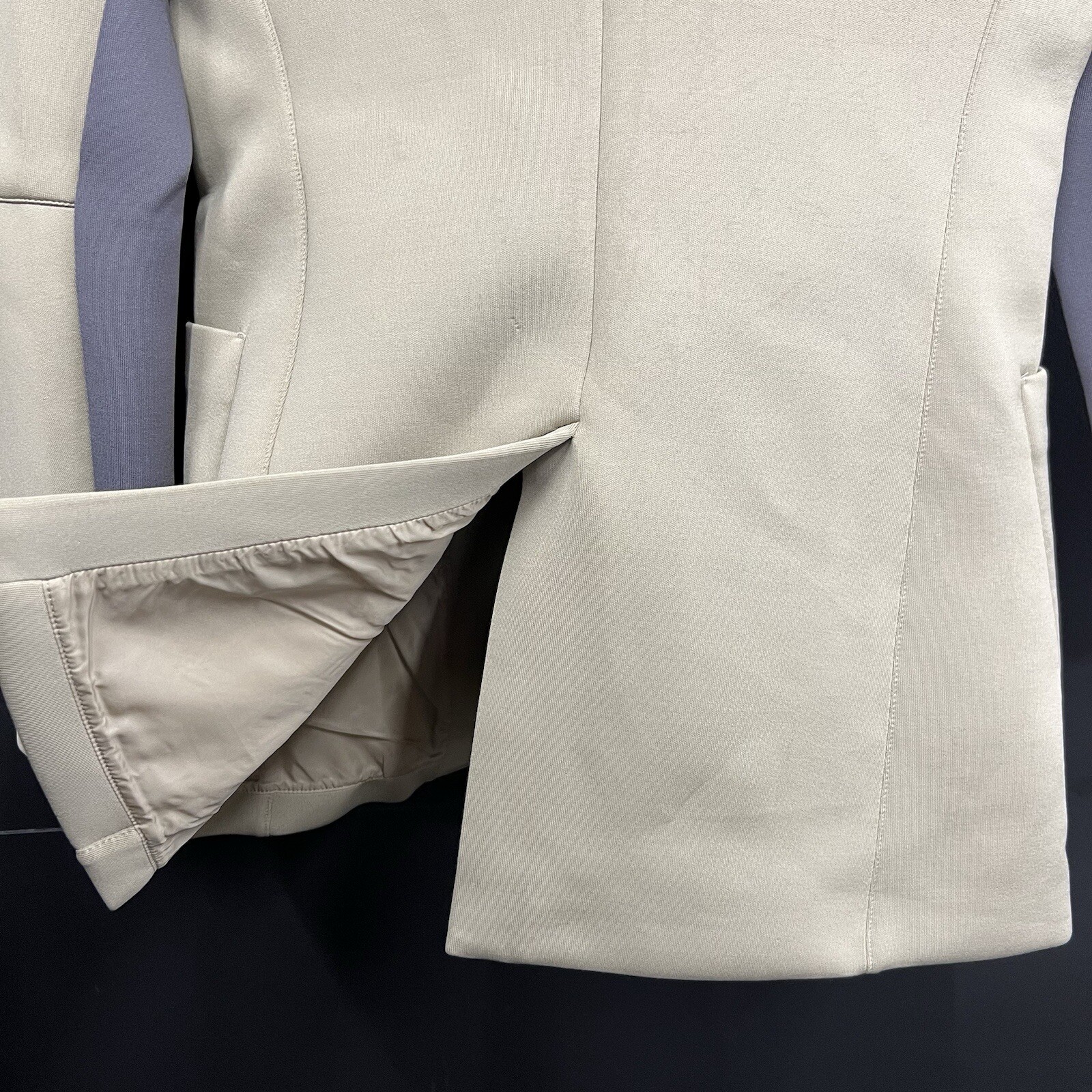 Jordan Classic Suit Jacket Size Small Womens Khaki Thunder Grey Brown $120