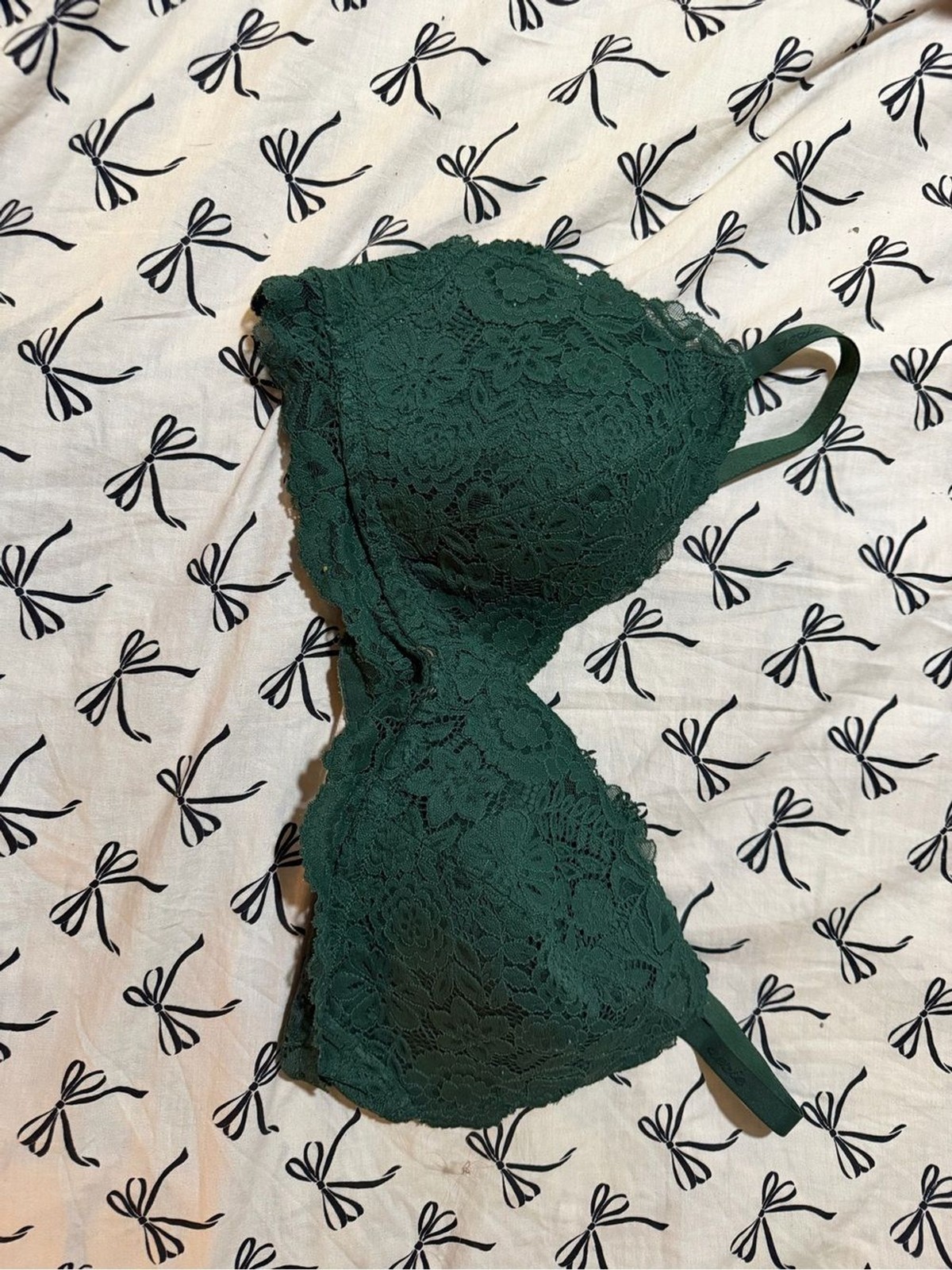 Lace Push-Up Bra – Deep Green – Aerie