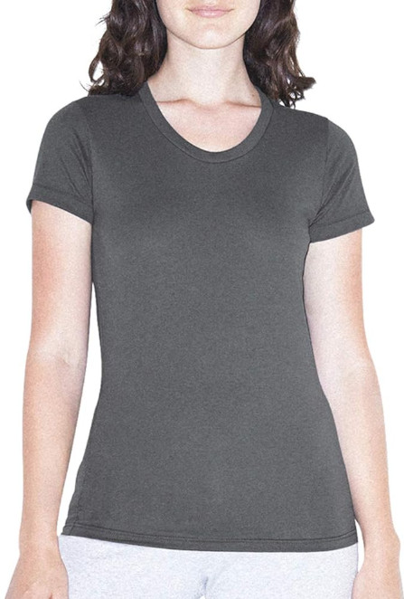 American Apparel Womens 50/50 Classic Crewneck Short Sleeve T-Shirt