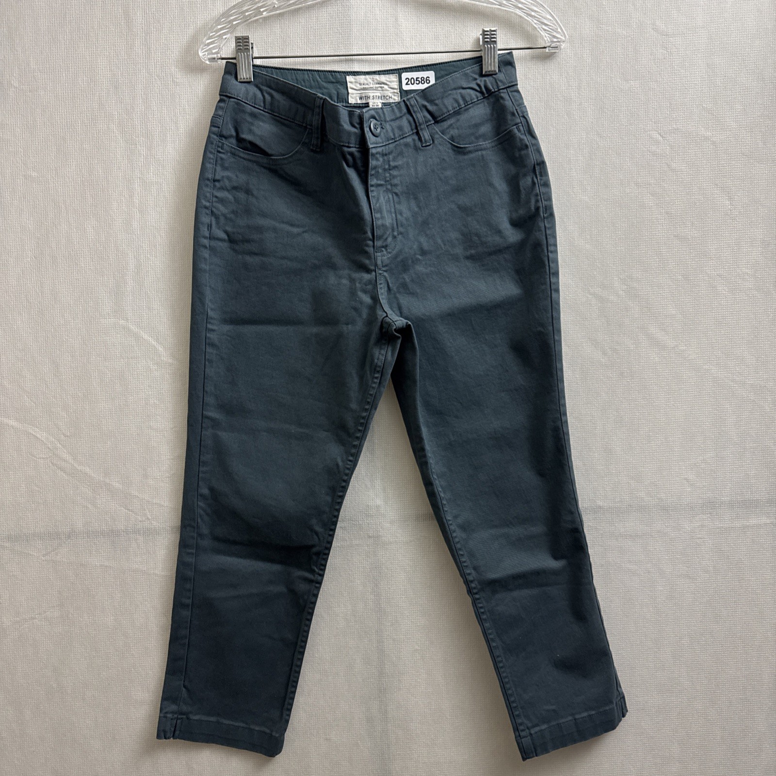 Seasalt Cornwall Women’s Size US 4 Green Stretch Albert Quay Crops Pant