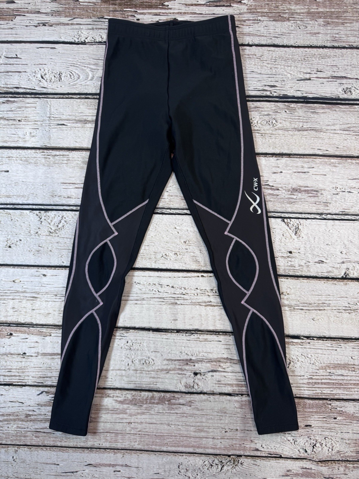 CW-X Leggings Womens XS Black Compression Stabilyx Joint Supprot Running