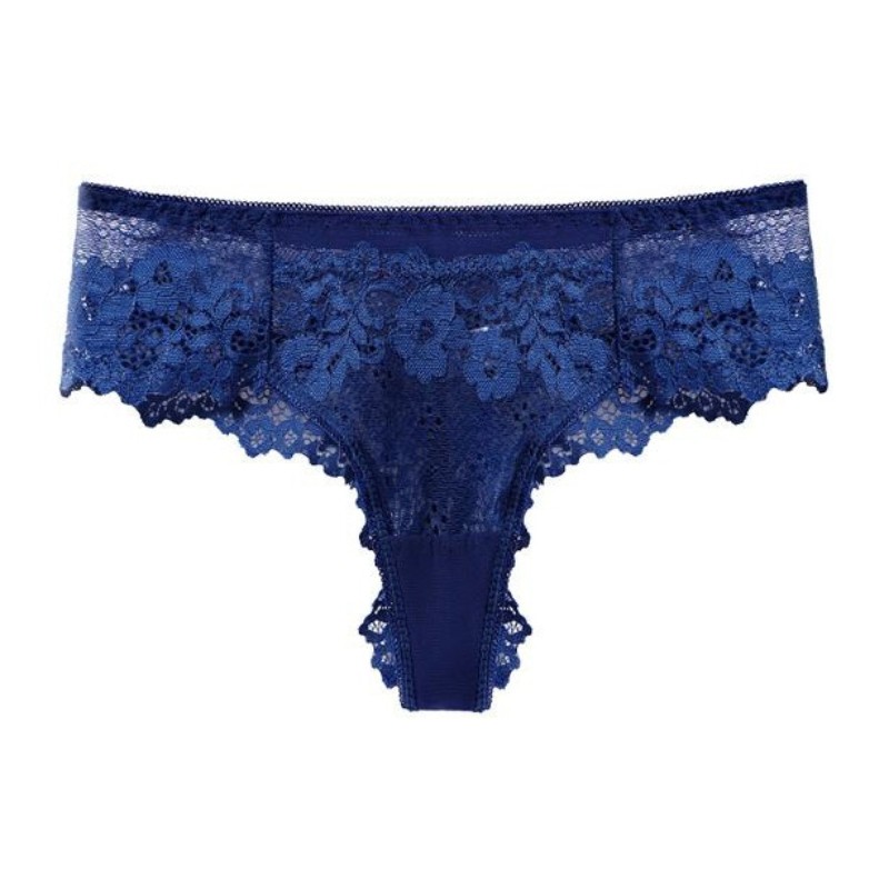 5 Pack Lot Womens Lace Thong G string Panties Briefs Sheer See Through Underwear