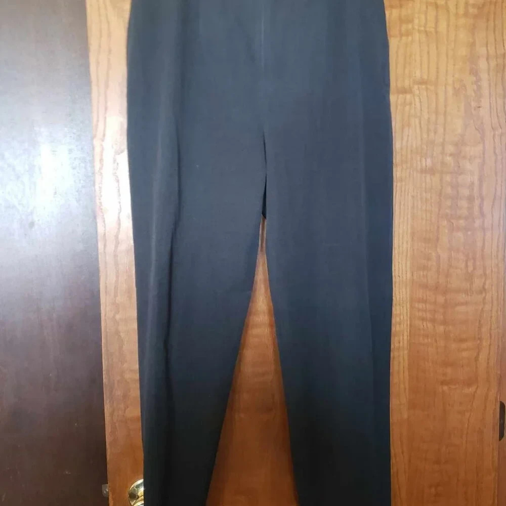 Casual Corner Women’s Size 16 Black Pull On Stretch Dress Pants Career Slacks