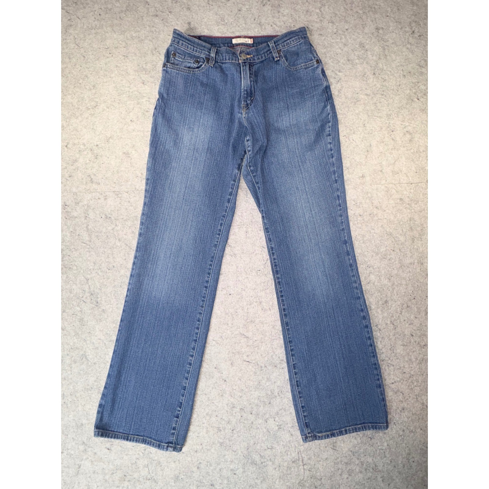 Levis 550 Relaxed Bootcut Jeans Womens 10 Long Medium Wash Denim Mid Rise Egypt