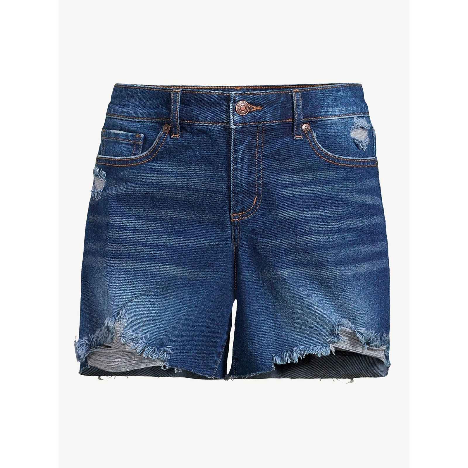Sofia Womens LILA Jean Shorts by Sofia Vergara Mid-Rise Various Sizes Destructed
