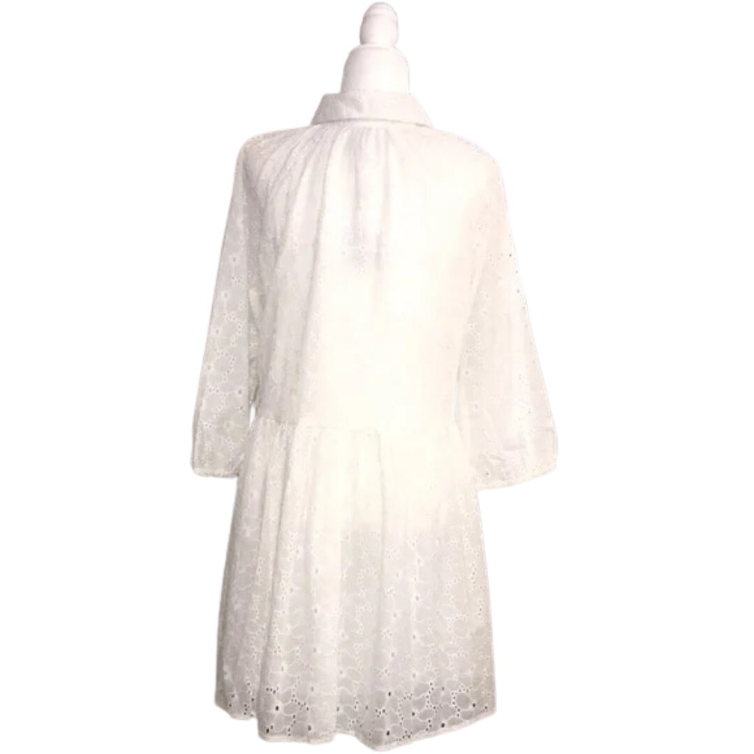 NWT CUPIO Embroidered Floral Eyelet Dress – 100% cotton / Medium