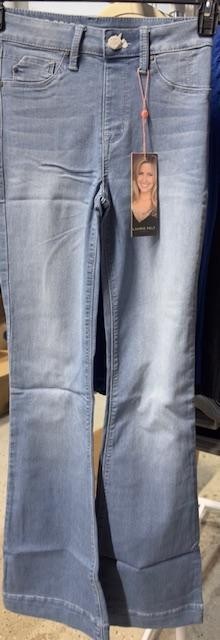 Laurie Felt – Silky Denim Flare Pull-On Stretch Jeans Size XXST
