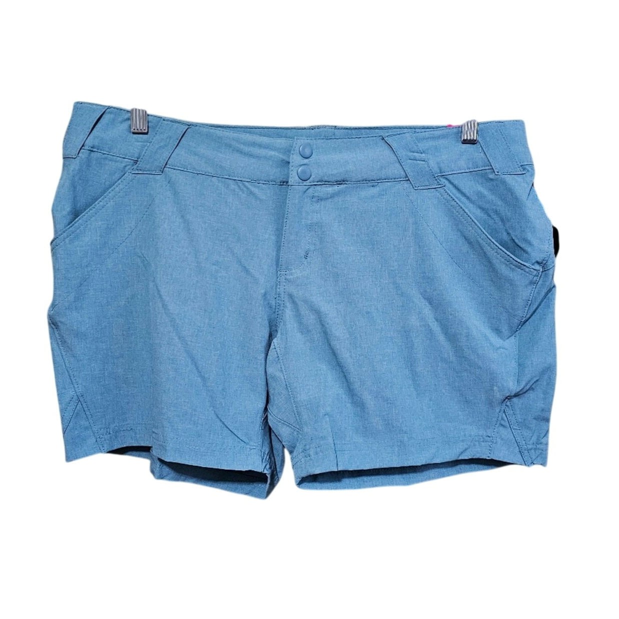 Burnside Stretch Shorts Women’s Size XL (16-18) NWT Heather Aqua Quick-drying