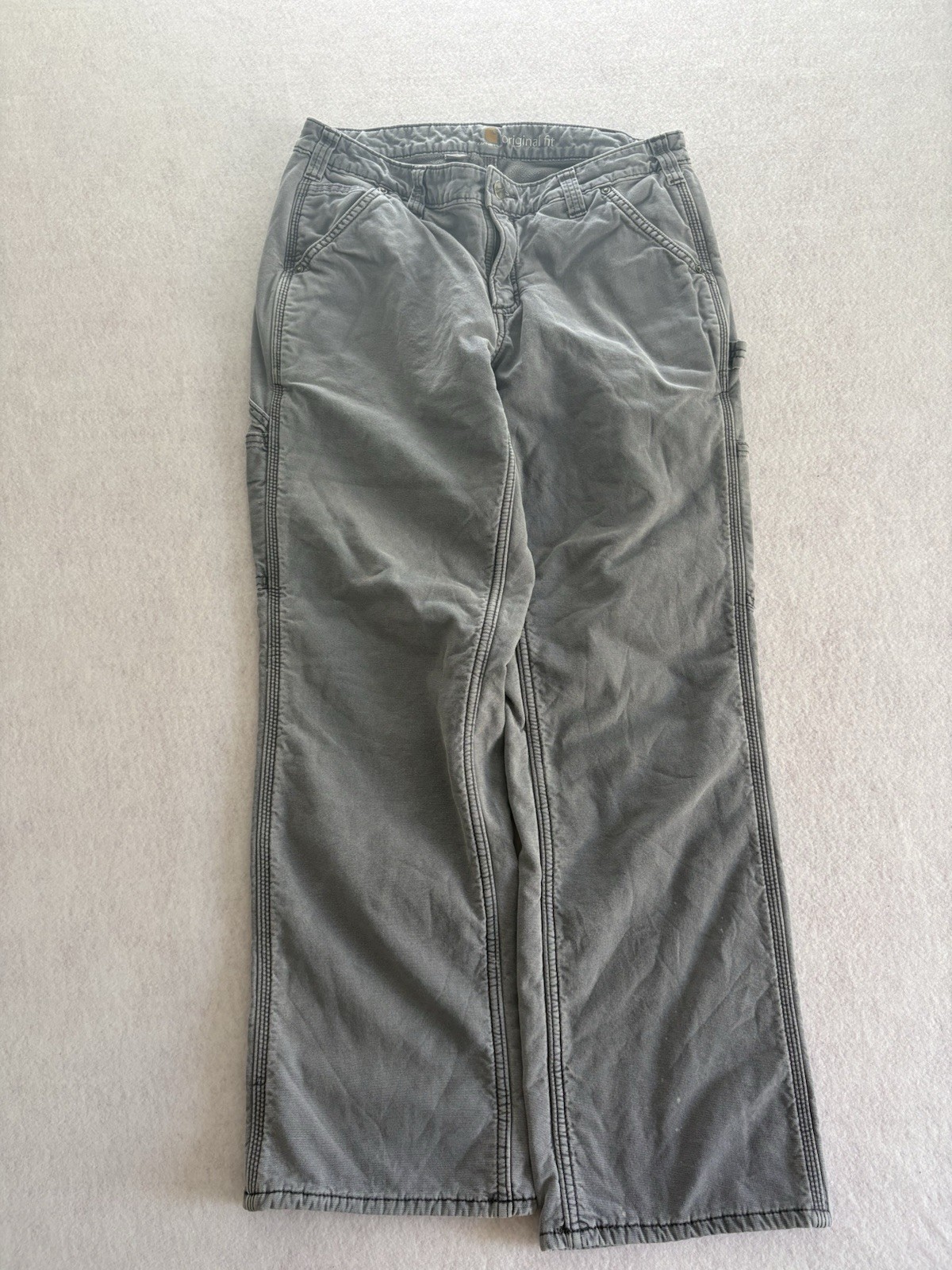 Carhartt Original Fit Fleece Lined Carpenter Pants Women’s Size 10 Short