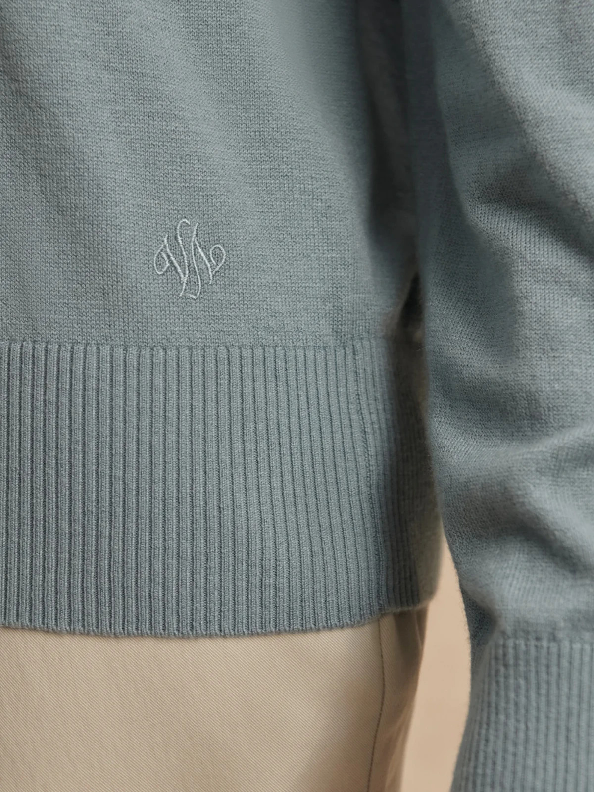 Varley Fincham Knit Sweater in Arona Blue, Size X-Small