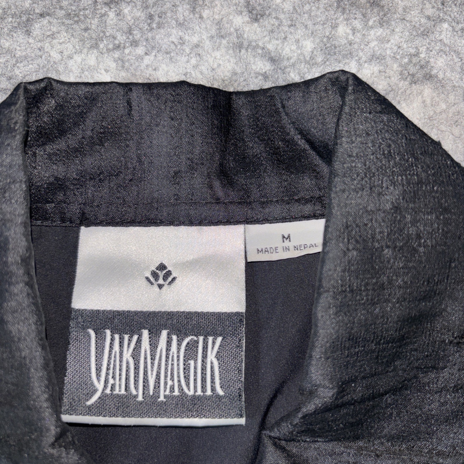 Yak Magik Jacket Women’s Medium Black Patchwork Arty Embroidered Dragonfly Boho