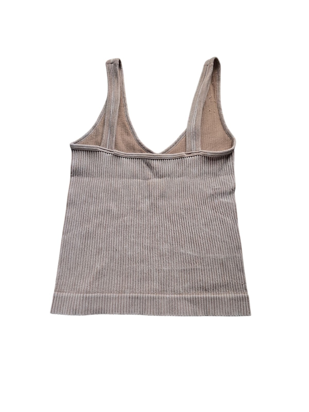 AuraWomen’s brown cop topS/MMade in China 92% Nylon, 8% spandex 2.3 oz