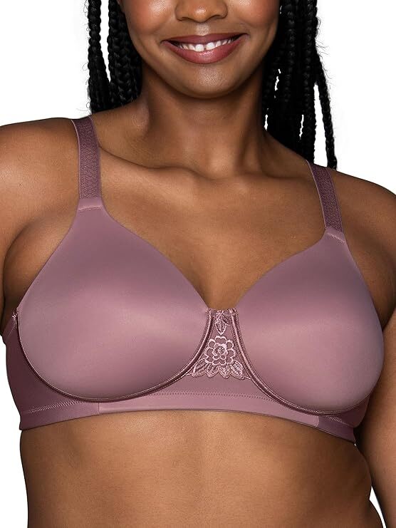 Vanity Fair Beauty Back 71380 Full Figure Wirefree Bra Premium Plum