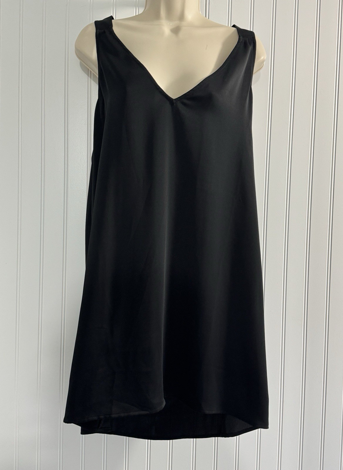Negative Underwear Supreme Tank Black Luxury Lounge Sleep Top XL