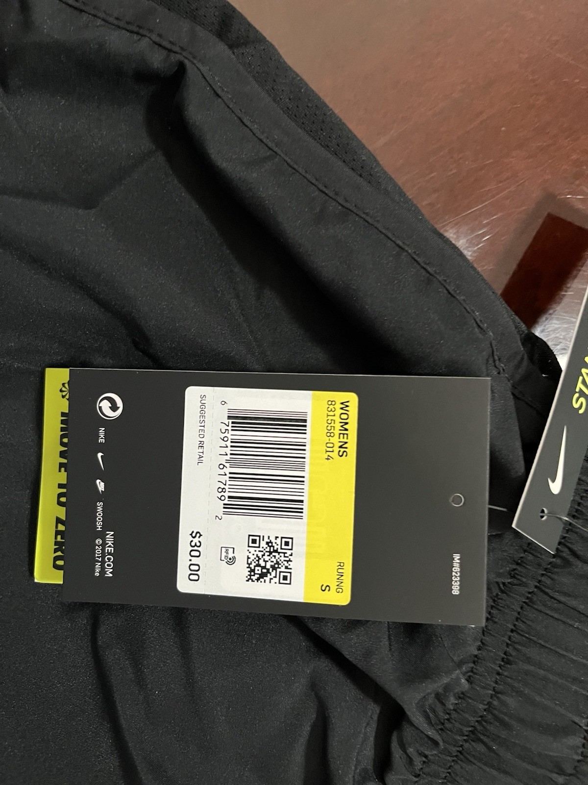 womens nike running shorts black athletic polyester activewear 831558014