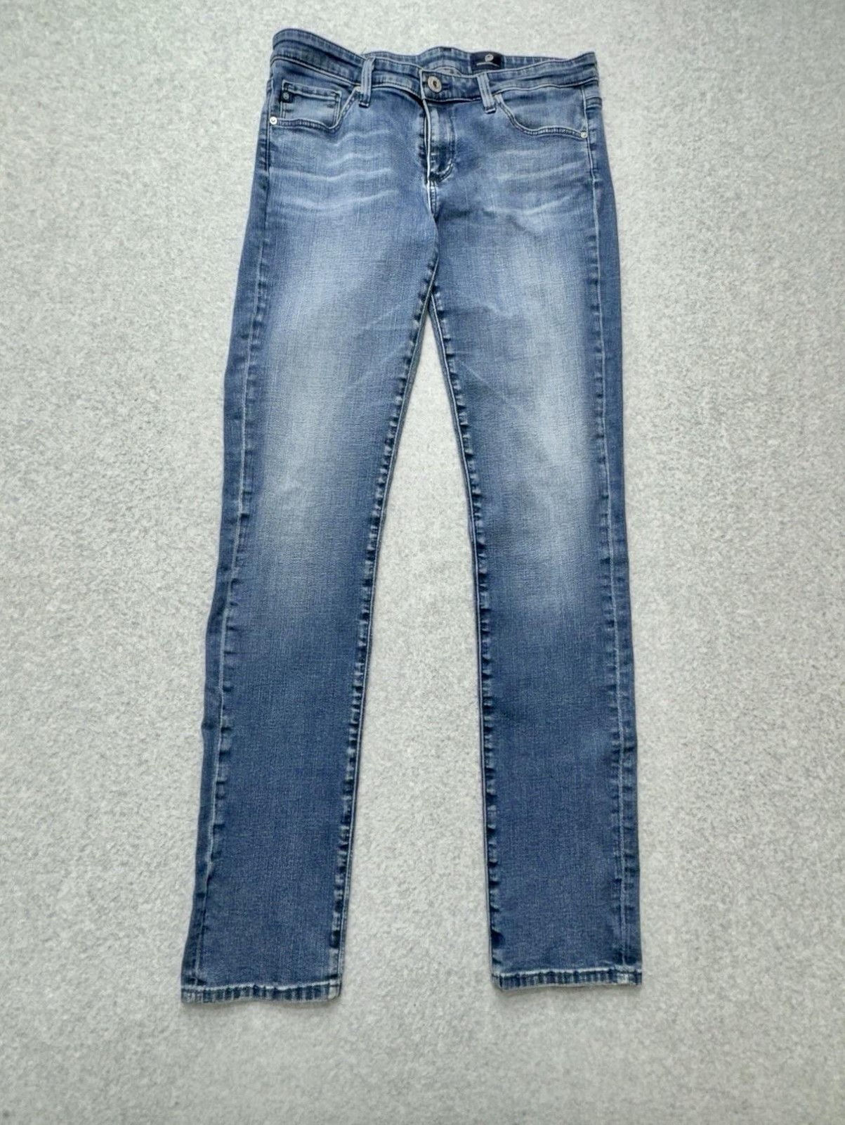AG Adriano Goldschmied Skinny Jeans Womens 28R Blue Medium Wash Stretch Denim