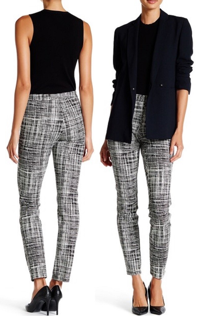 Amanda & Chelsea BLACK-WHITE Side Zip Pant Sz: 14 – $110 now $59.99