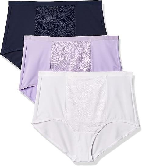 Warners Blissful Benefits Tummy-Smoothing Comfort Microfiber Brief 3-Pack