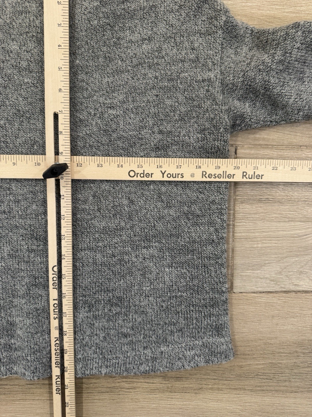 Pas De Calais Women’s Sweater SMALL Gray Wool Pullover Designer Minimalist Japan