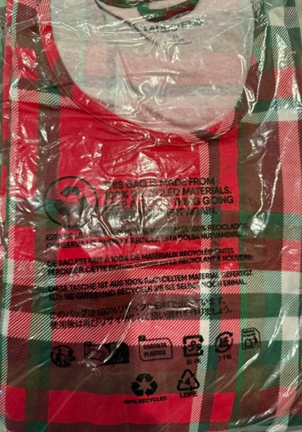 Lands End Size 2X 100% Cotton LS Mid-Calf Nightgown – Various Patterns