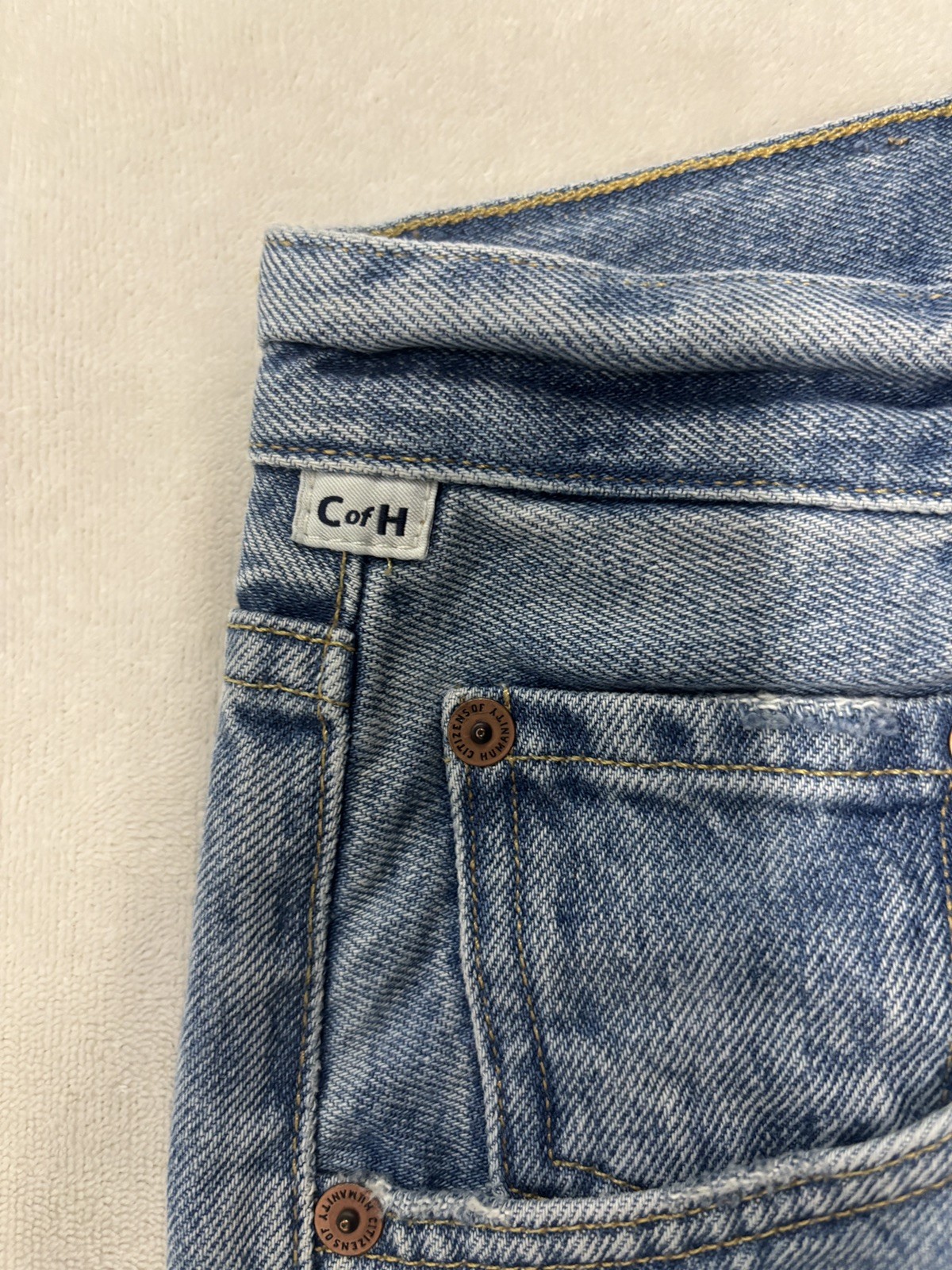 100% Organic Cotton Citizens of Humanity- The Ponyboy Blue Jeans Women’s Size 24