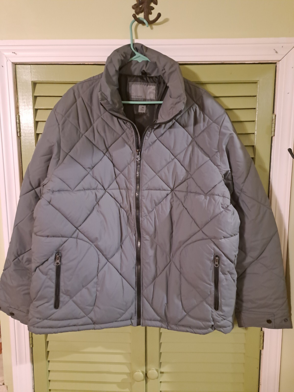 Mens Old Navy Frost Free Jacket Water Resistant Gray XXL