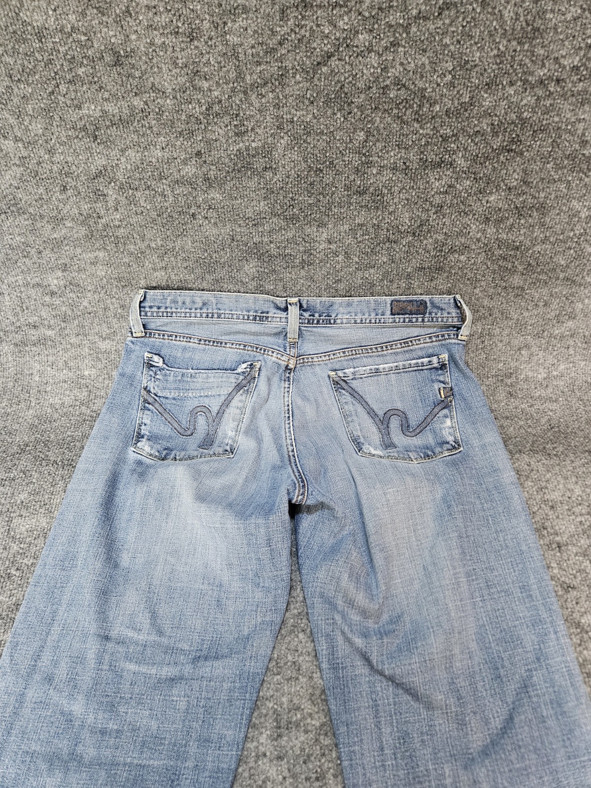 Citizens of Humanity Annina Button Fly Distressed Jeans Womens 32 Made in USA