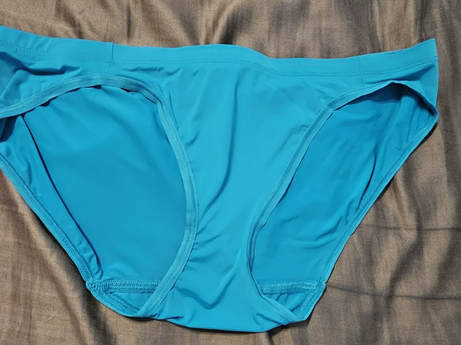 Barely There Invisible Look Panties 8 Pair Lot XL No Gusset Nylon Spandex Shiny