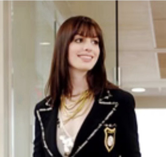 AUTHENTIC CHANEL 05C VINTAGE DEVIL WEARS PRADA BLACK WOOL BLAZER 38FR