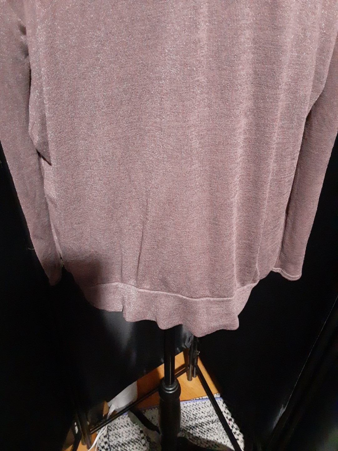 Wilfred Free Women’s Top V Kneck Long Sleeve Mauve Size XXS Casual Boho