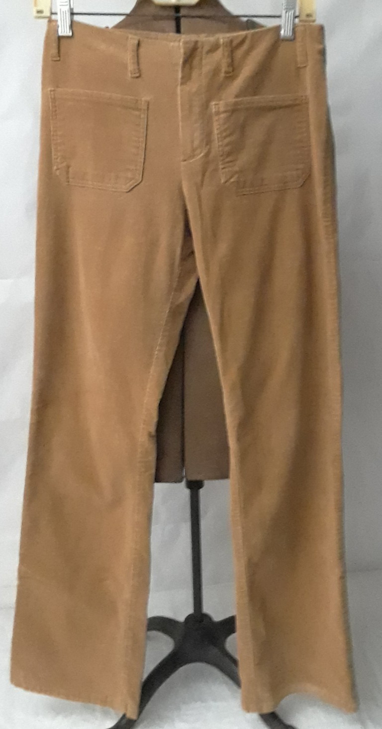 Joseph Light Brown Women Small 28 in Pants Blended Fabric