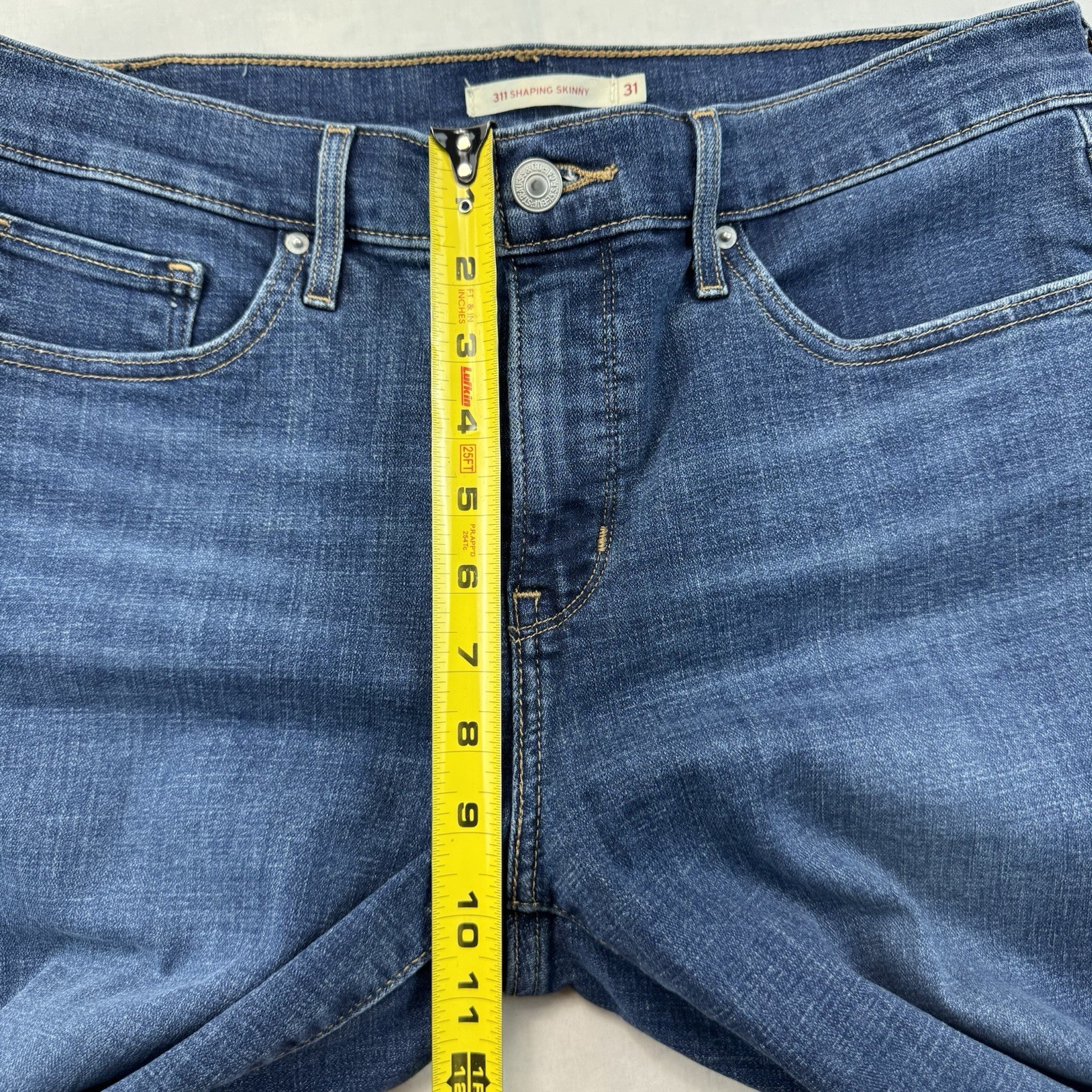 Levi’s 311 Shaping Skinny Jeans Womens 31 Blue Mid Rise Stretch Denim