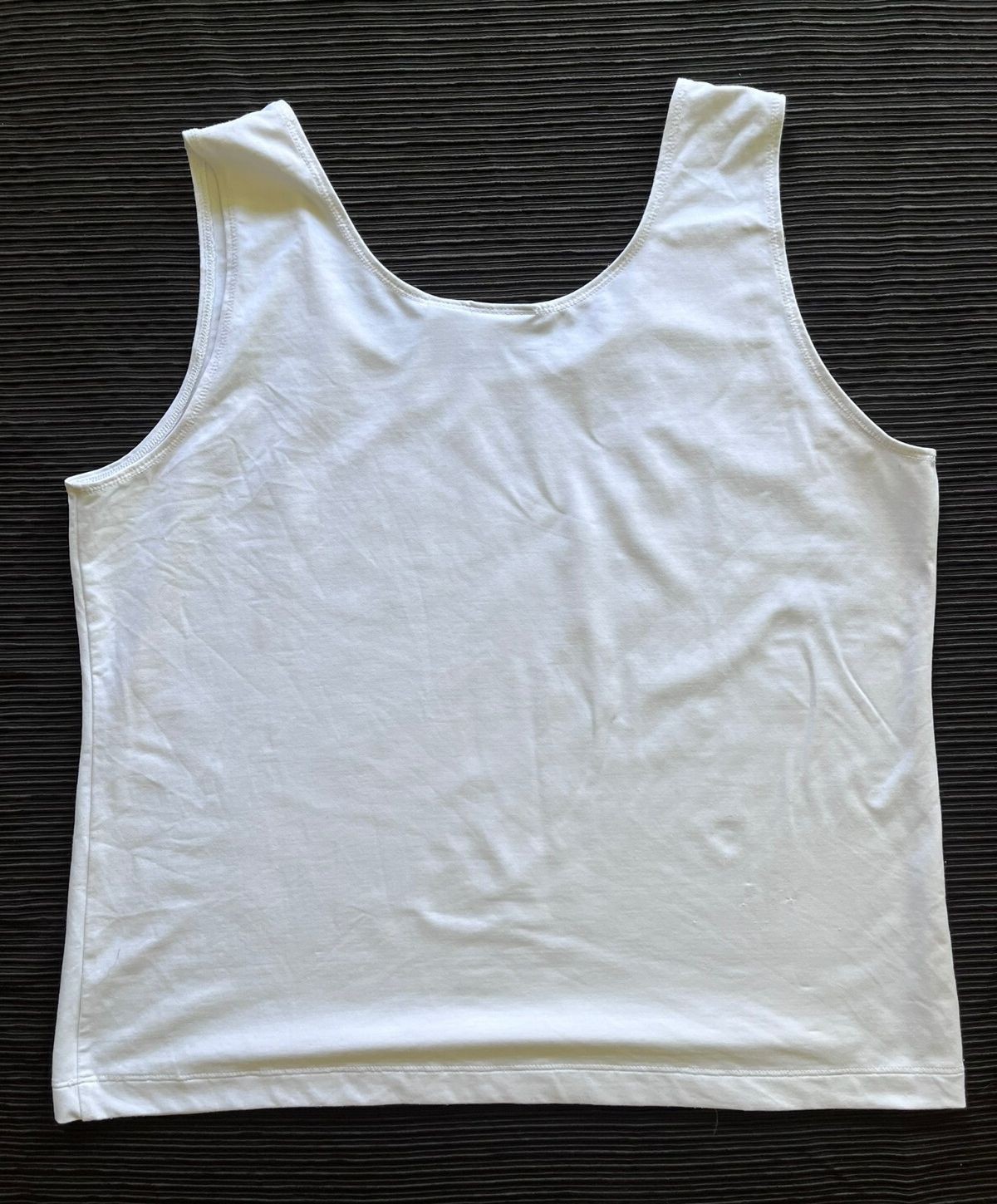 Chico’s White Sleeveless Tank Top Size 3