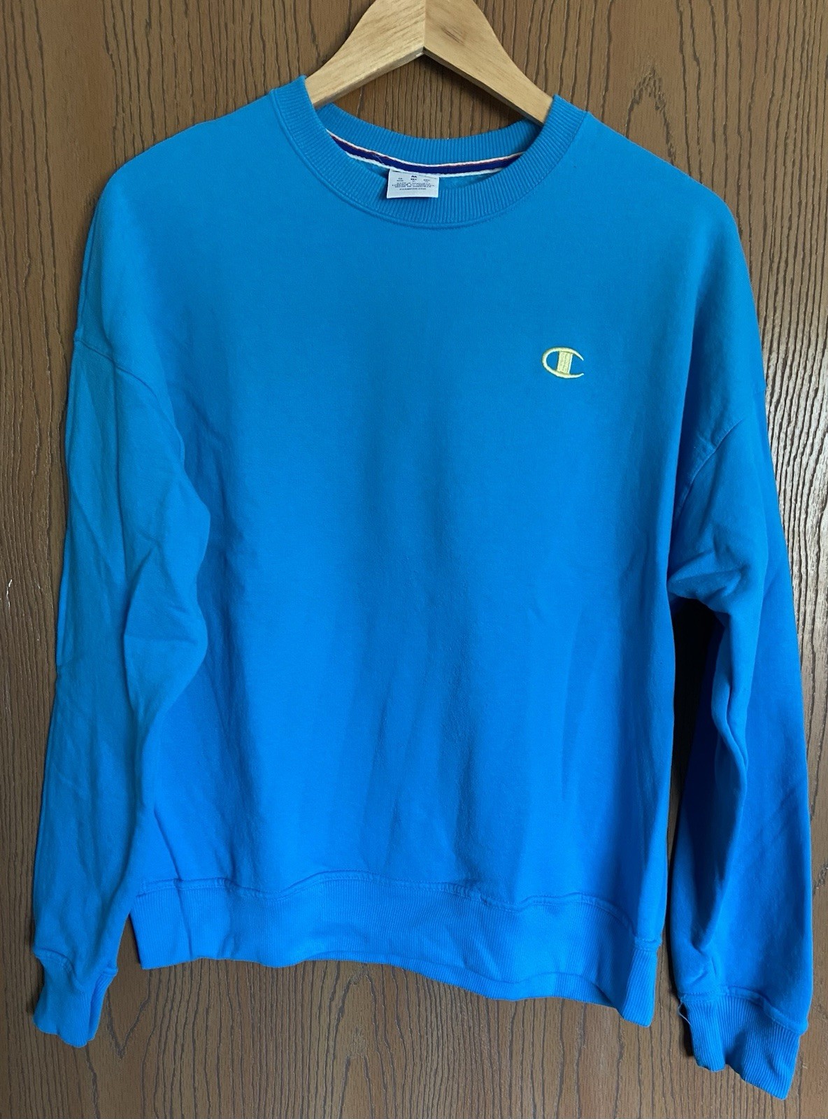 Women’s Teal Champion Crewneck Sweatshirt Medium Authentic VGUC