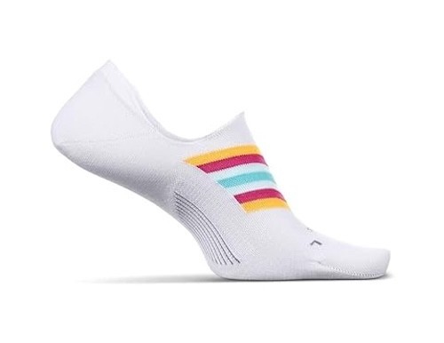 Feetures L104432 Womens 1-Pair White Everyday No Show Socks Size M