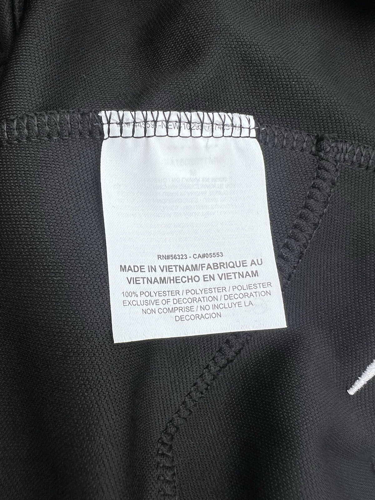 Nike Golf Womens Dri-Fit 1/2 Zip Cover Up Black 578674-010 M Pullover 1/4