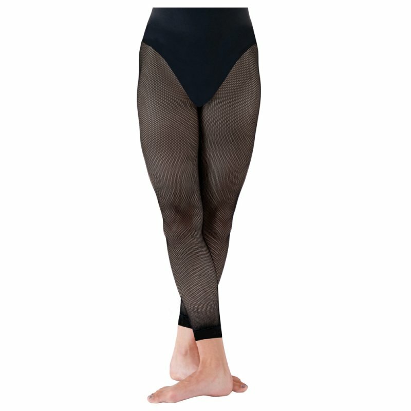 Fishnet Tights Footless Elasticated Hem For Fashion and Dance Girls Women Size