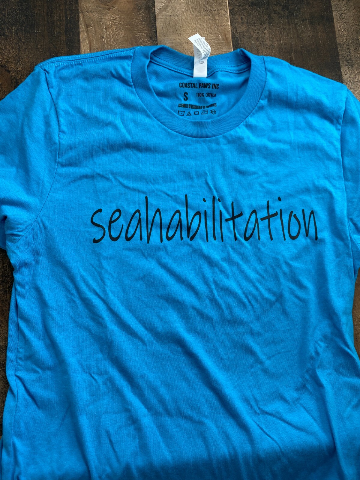 BELLA + CANVAS 3001 aqua SEAHABILITATION unisex t-shirt – ADULT SIZES S-XL