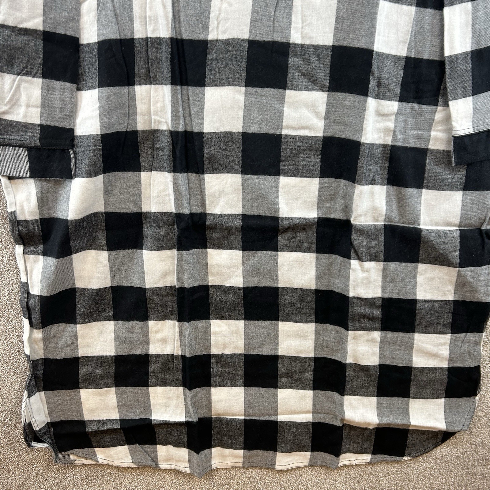 NWOT Kingsize Women’s Dress Size 3XL/4XL Big Tall Buffalo Plaid Long Sleeve