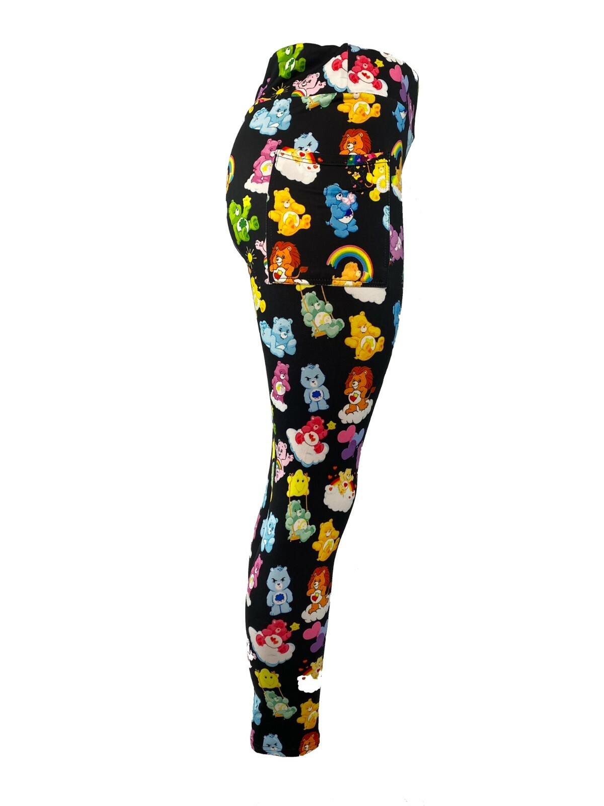 Care Bears Care A Lot About You 80’s Nostalgia Leggings Multiple Sizes POCKETS